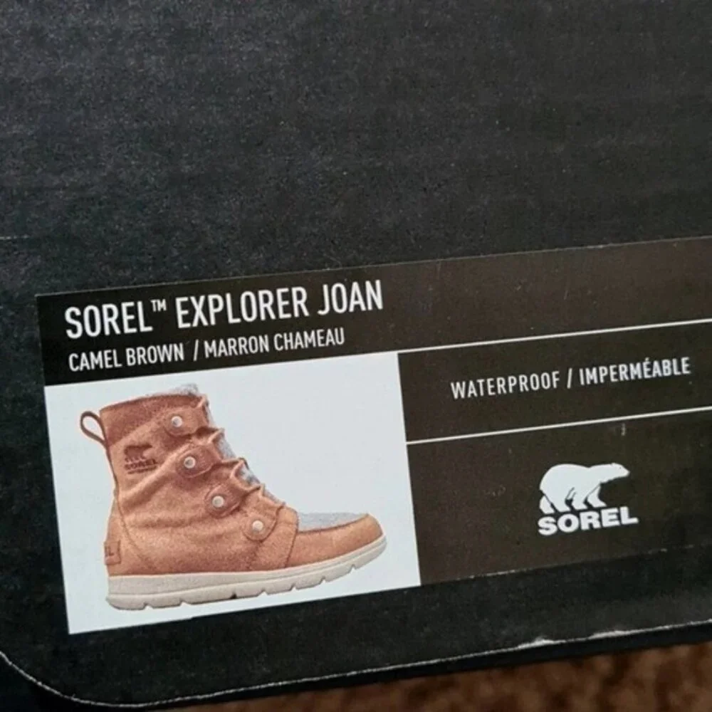 Sorel Explorer Joan Waterproof Boots Size 6 New - Picture 10 of 13